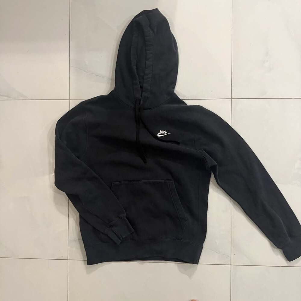 Nike Club Pullover Fleece Hoodie Black Sweatshirt